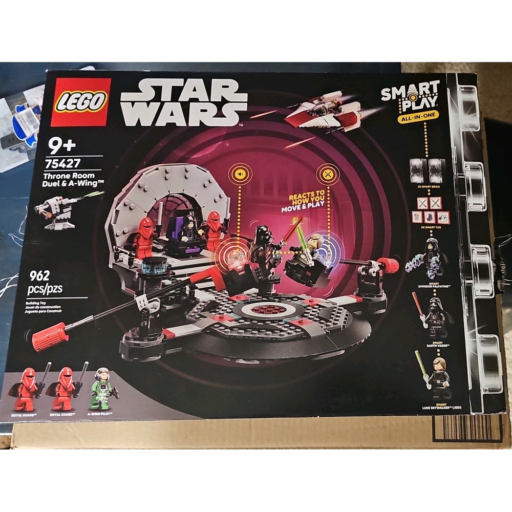 LEGO Star Wars Smart Play Throne Room Duel & A-Wing 75427 New